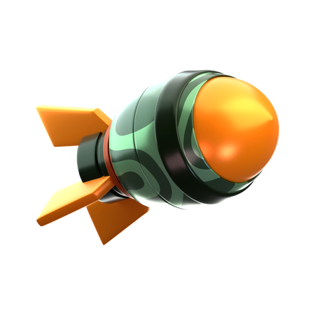 Air Bomb  3D Icon