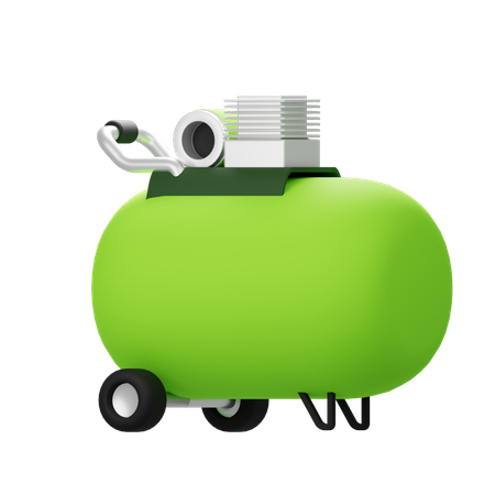 Air Compressor  3D Icon