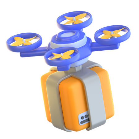 Air Delivery  3D Icon