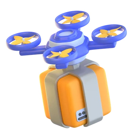 Air Delivery  3D Icon