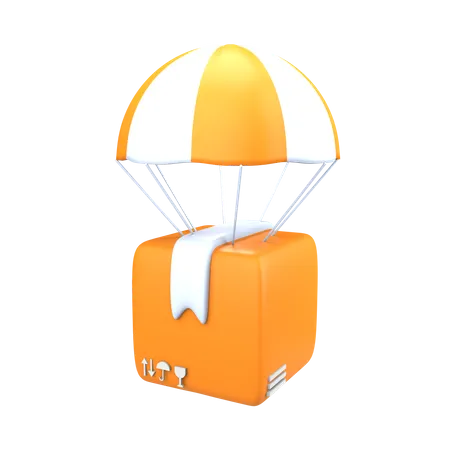 Air Delivery  3D Icon