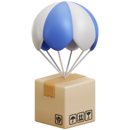 Air Delivery  3D Icon