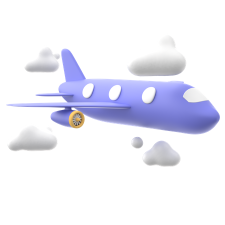 Air Delivery  3D Illustration