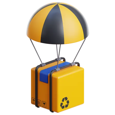 Air Delivery  3D Icon