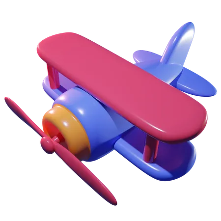 Airplane toy's  3D Icon