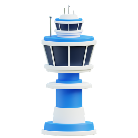 空港タワー  3D Icon