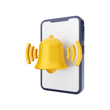 Alarm Notification  3D Illustration