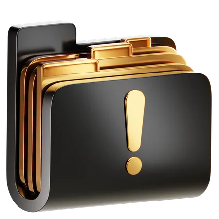 Alert  3D Icon