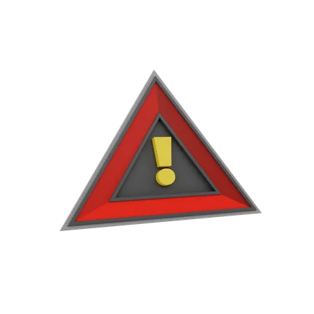 Alert  3D Icon