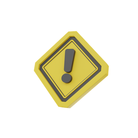 Alert  3D Icon