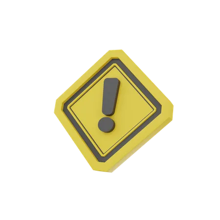 Alert  3D Icon