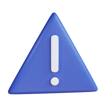 Alert  3D Icon