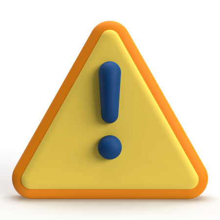 Alert  3D Icon