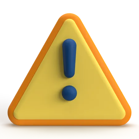 Alert  3D Icon