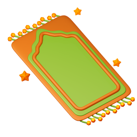 Alfombra para rezar  3D Icon