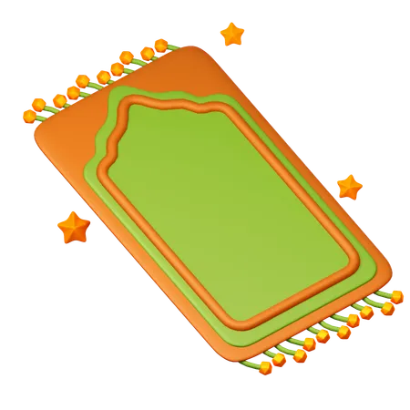 Alfombra para rezar  3D Icon