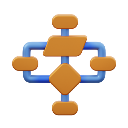 Algorithm  3D Icon