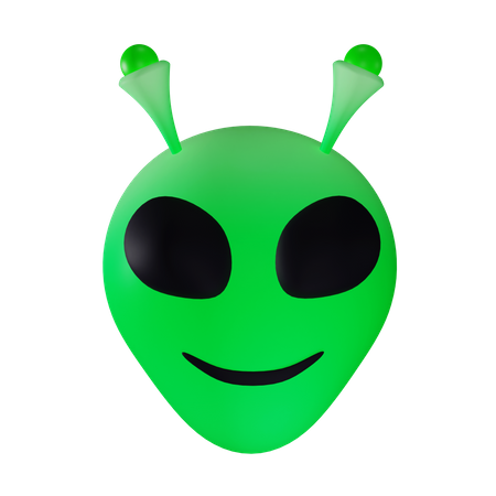 Alien Emoji  3D Icon