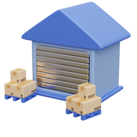 Depósito  3D Icon