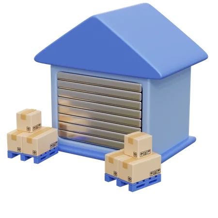 Depósito  3D Icon