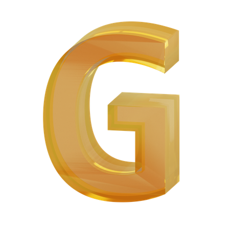 Alphabet g  3D Icon