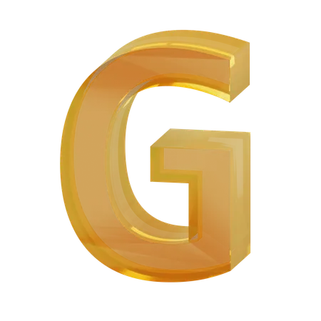 Alphabet g  3D Icon