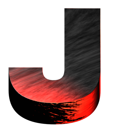 Alphabet j  3D Icon