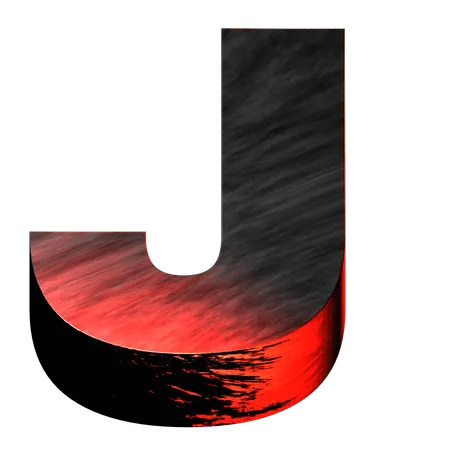 Alphabet j  3D Icon