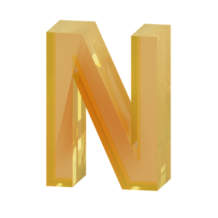 Alphabet m  3D Icon