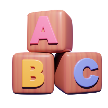 Alphabet toys  3D Icon