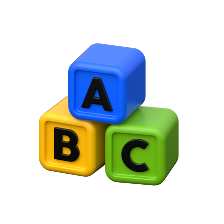 Alphabets  3D Icon