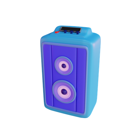 Altavoz de sonido de fiesta  3D Icon