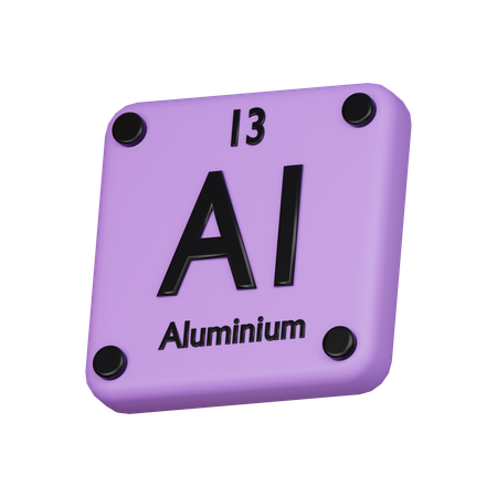 Aluminium  3D Icon