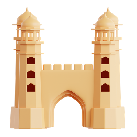 Amber Fort  3D Icon