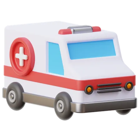 Ambulance  3D Icon