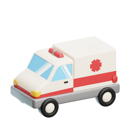 Ambulance  3D Icon