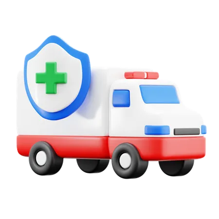 Ambulance  3D Icon