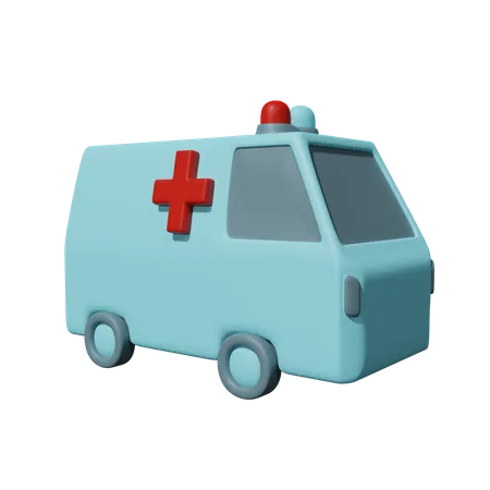 Ambulance  3D Icon