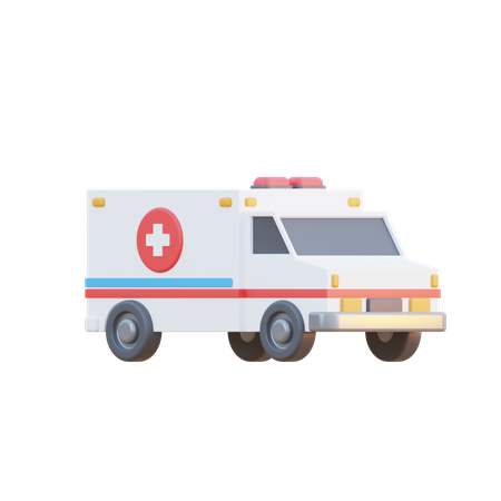 Ambulance  3D Illustration