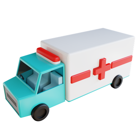 Ambulance  3D Icon