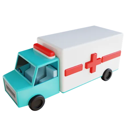 Ambulance  3D Icon