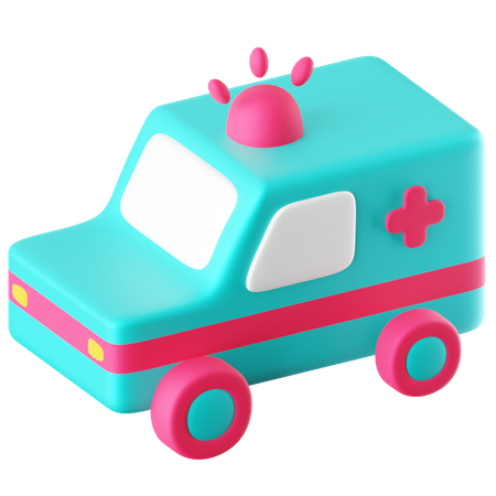 Ambulance  3D Icon