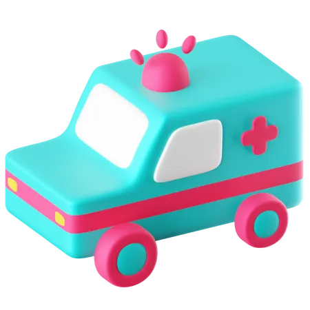 Ambulance  3D Icon