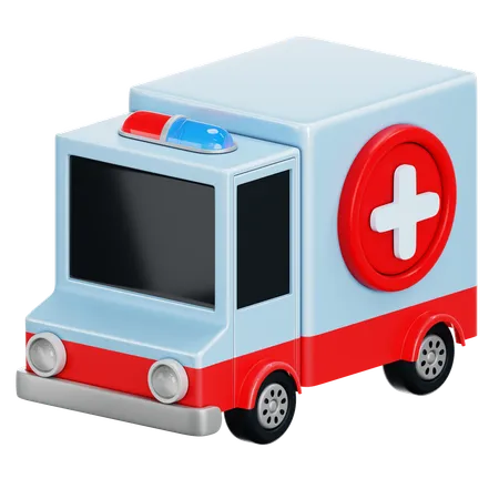 Ambulância  3D Icon