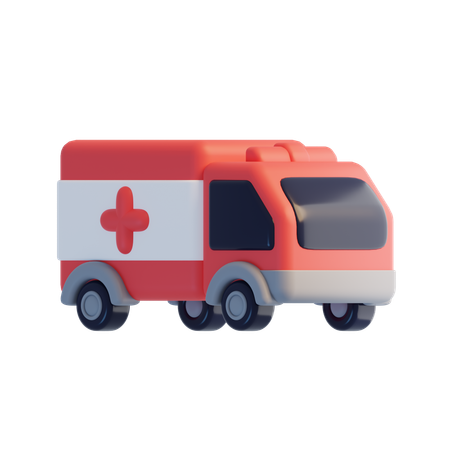 Ambulancia  3D Icon