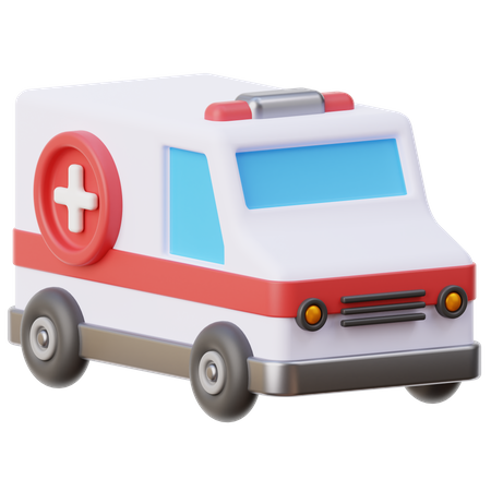 Ambulância  3D Icon