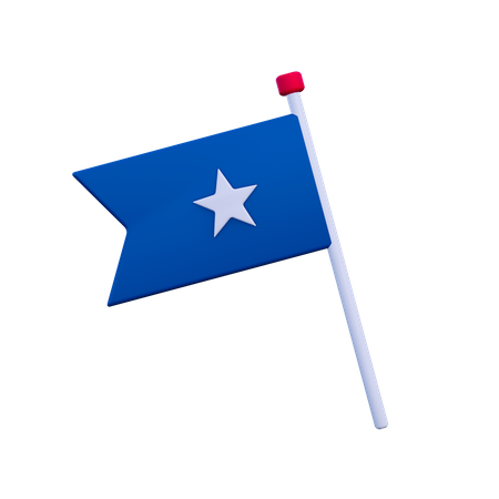 America Flag  3D Illustration