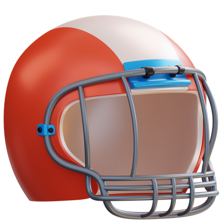 American Football Helmet  3D Icon