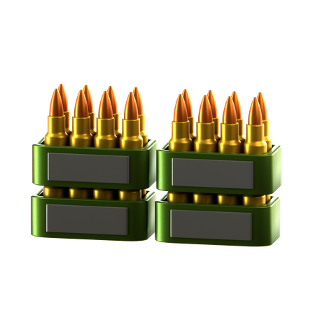 Ammo Stack  3D Icon