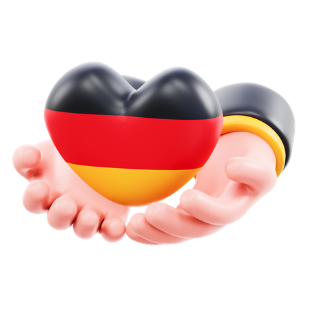 J'aime l'Allemagne  3D Icon